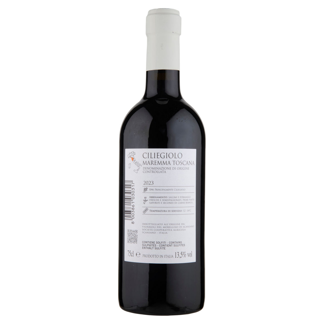 Vino rosso Ciliegiolo Maremma Toscana DOC 750 ml - Immagine 21