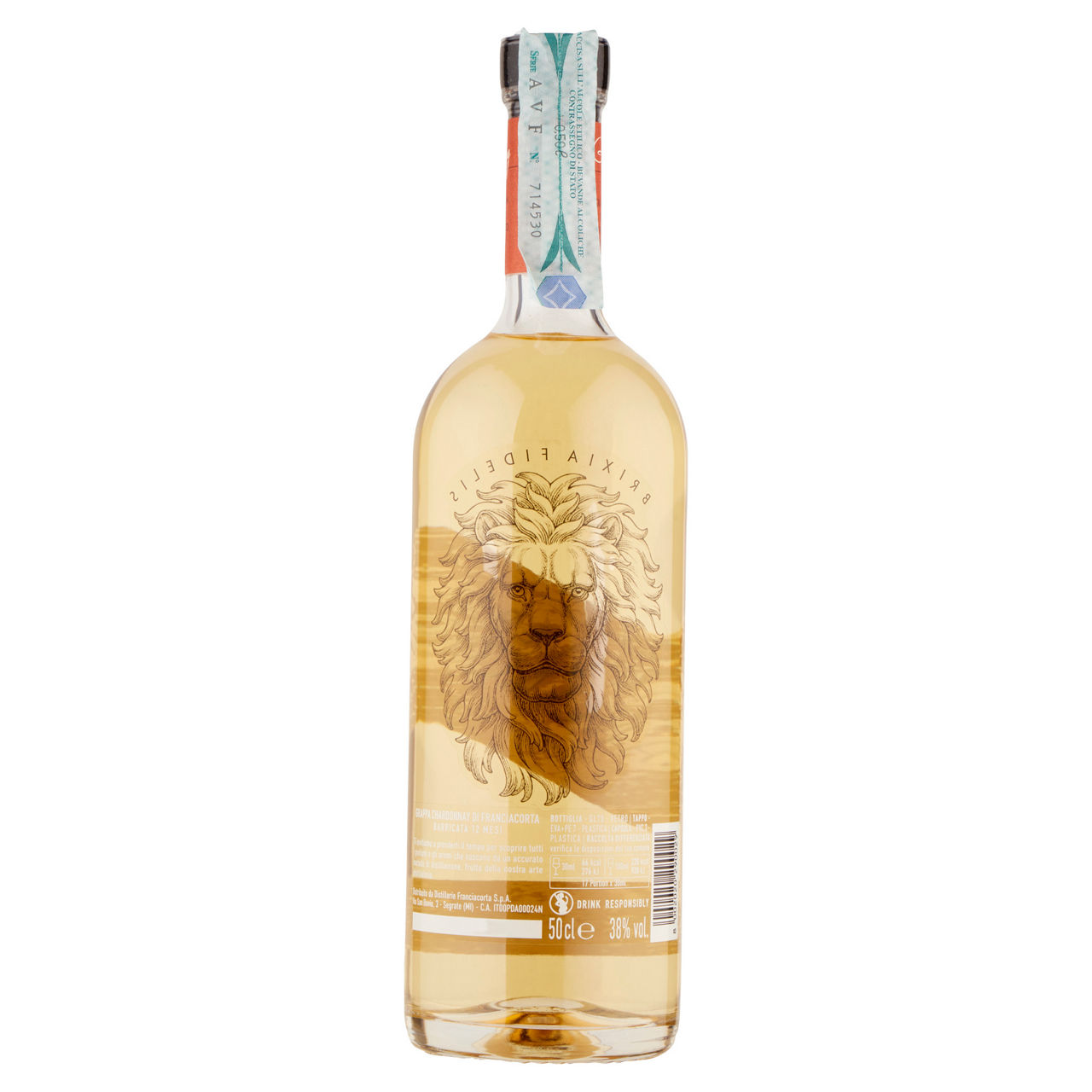 Grappa chardonnay di franciacorta barricata 40 gradi fratelli  gozio btg ml 500 - Immagine 31