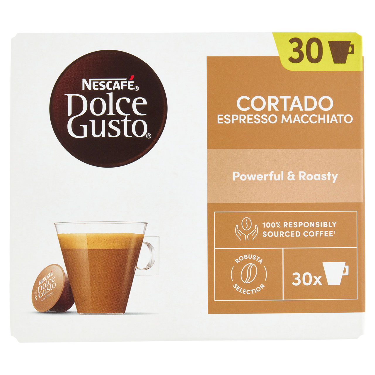 Caffè macchiato in capsule Cortado 30 pz - Immagine 01