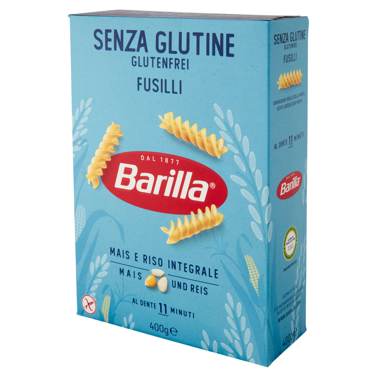 Fusilli pasta di mais e riso senza glutine 400 gr - Immagine 51