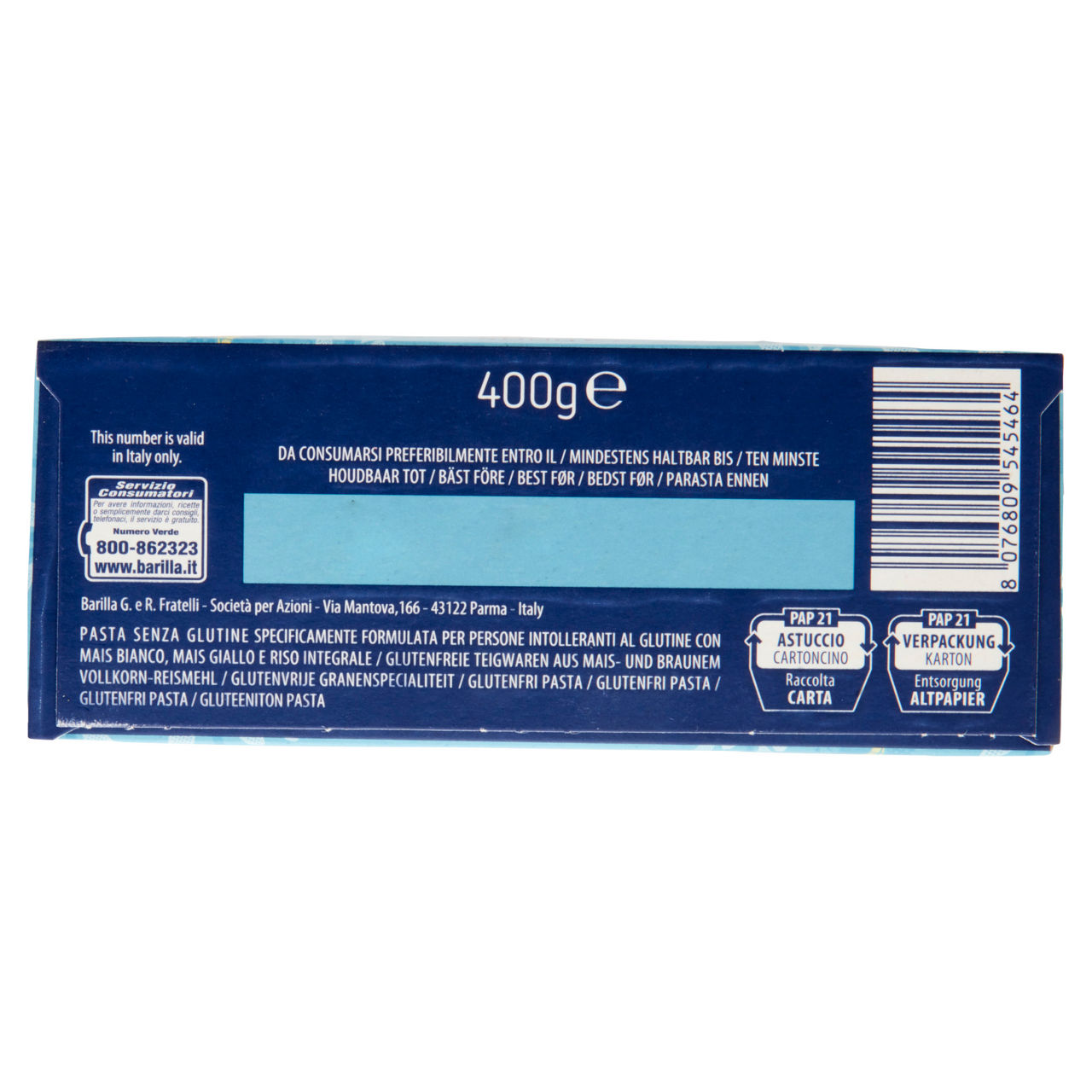 Fusilli pasta di mais e riso senza glutine 400 gr - Immagine 31