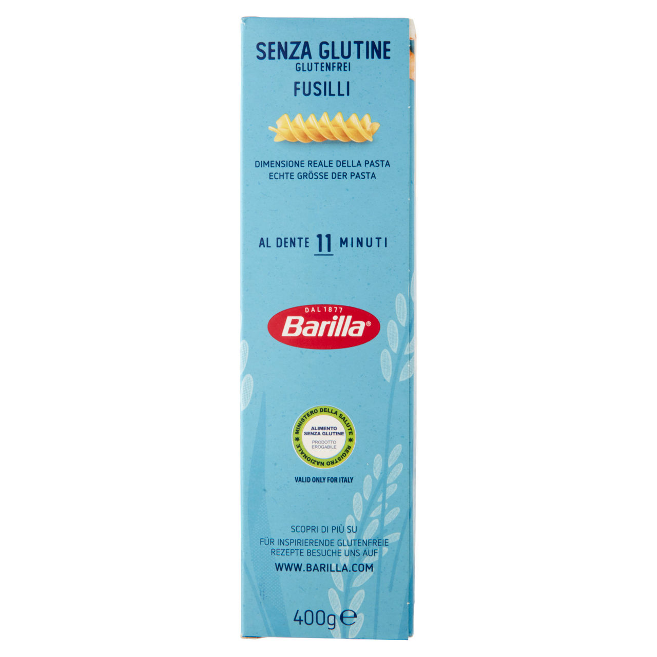 Fusilli pasta di mais e riso senza glutine 400 gr - Immagine 21