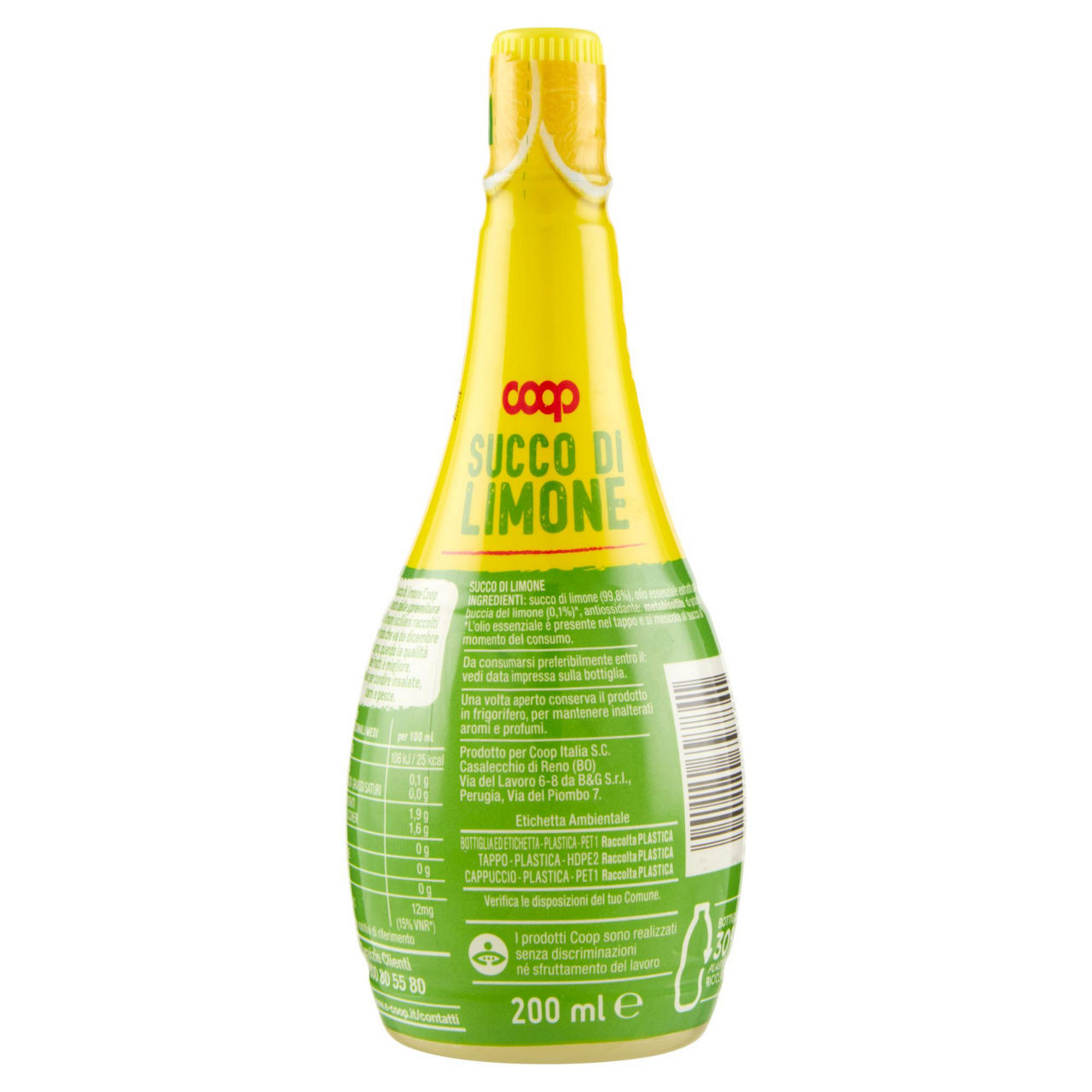 Succo di limone coop bottiglia sleeve ml 200 - Immagine 41