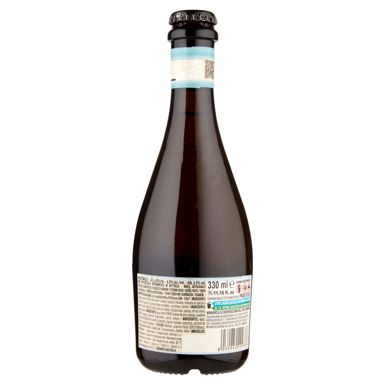 Birra 100% italiana 6,5 gradi baladin bottiglia ml 330 - Immagine 11