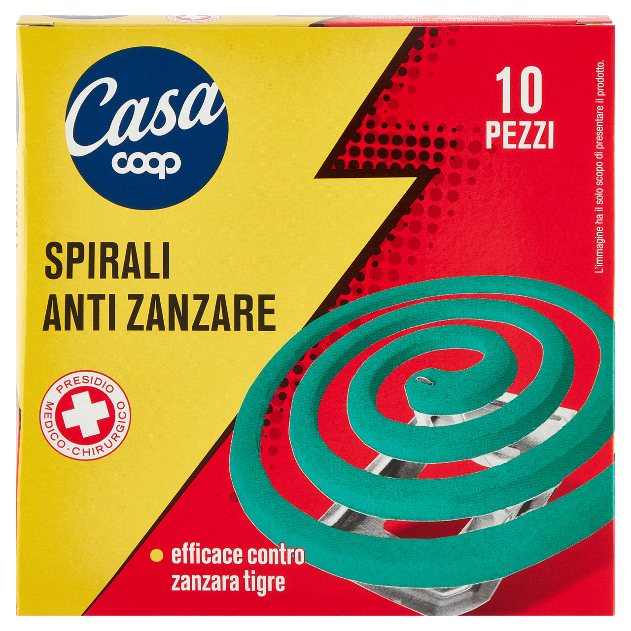 Insetticida antizanzare spirali 10 pz