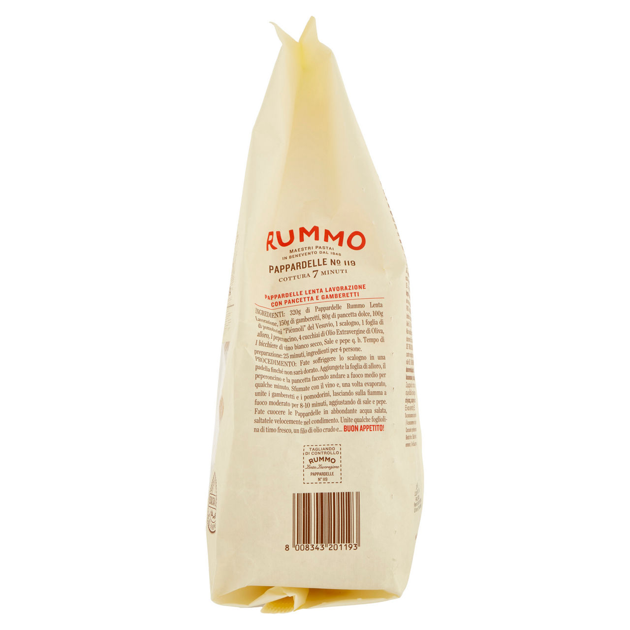 Pasta semola pappardelle nidi lenta lavorazione vaschetta gr.500 - Immagine 41