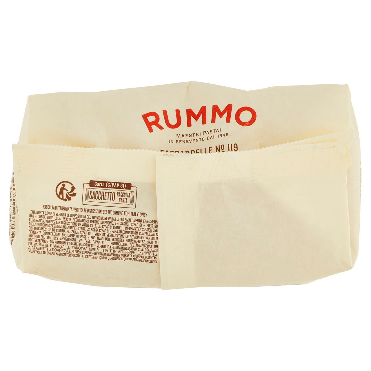 Pasta semola pappardelle nidi lenta lavorazione vaschetta gr.500 - Immagine 51