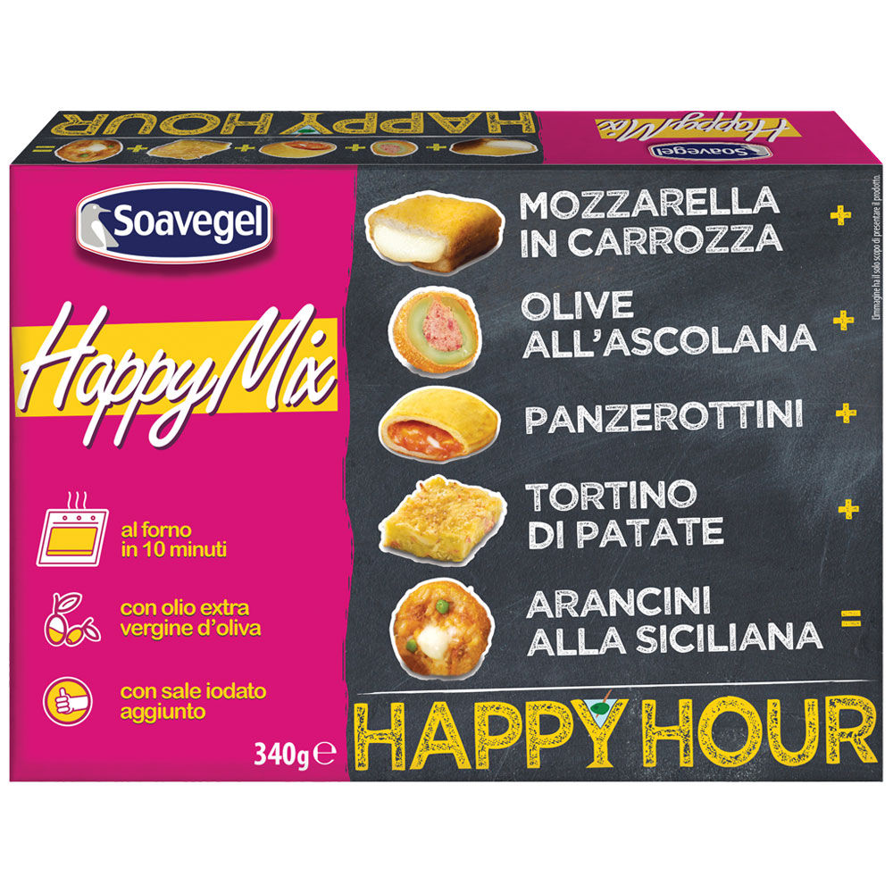 Happy mix fritto Street Food 15 pz 340 gr