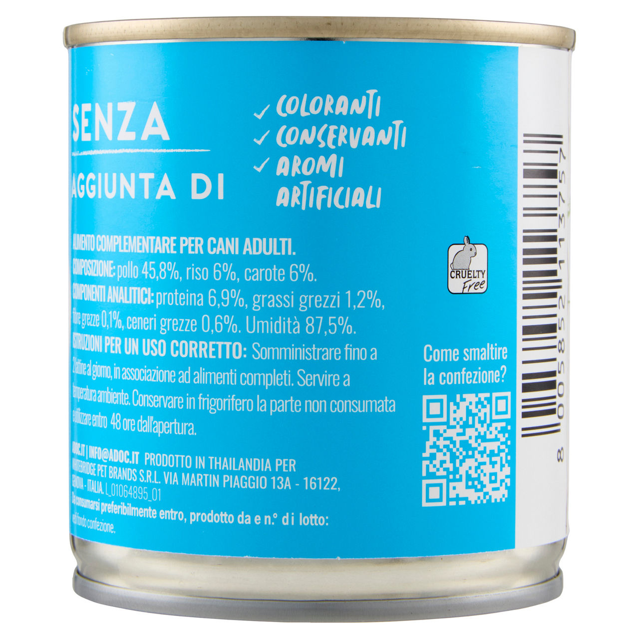 Umido per cani pollo con riso e carote 285 gr - Immagine 21
