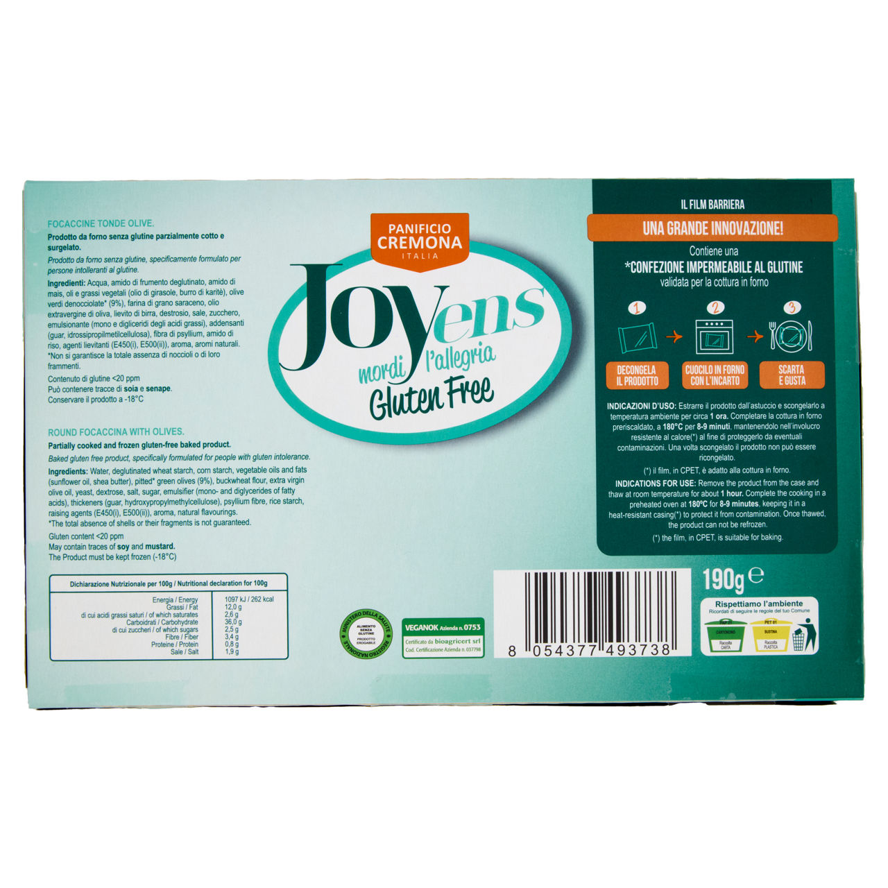 Focaccine tonde alle olive 2 pz 190 gr - Immagine 51