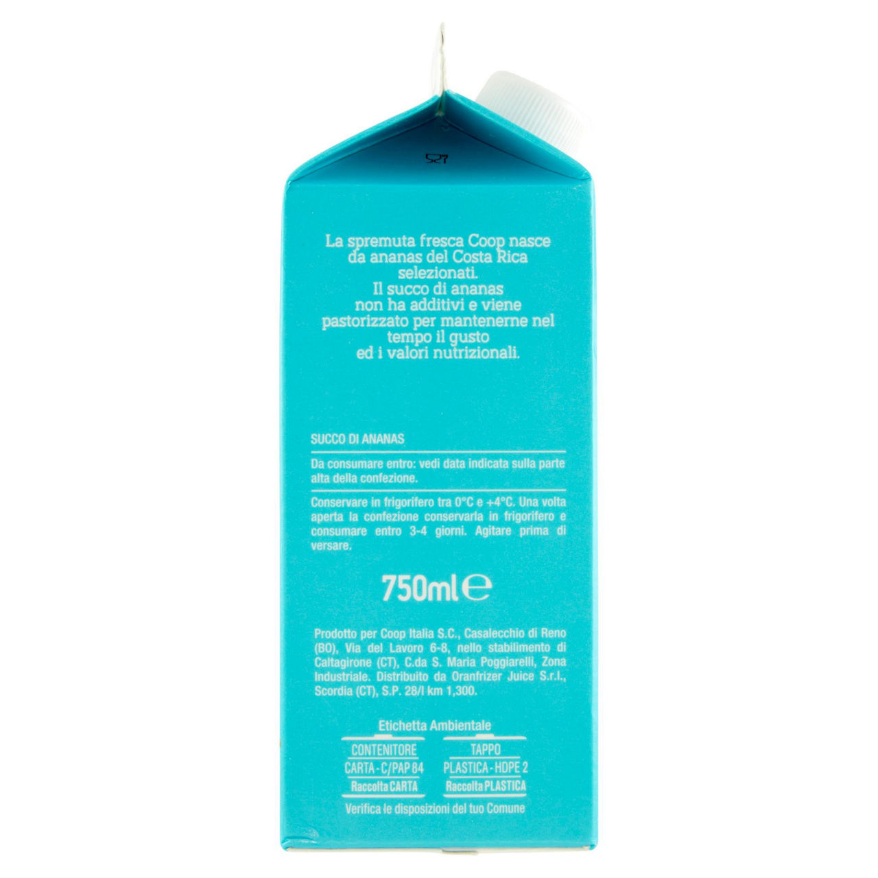 Spremuta 100% ananas della Costa Rica selezionati 750 ml - Immagine 11