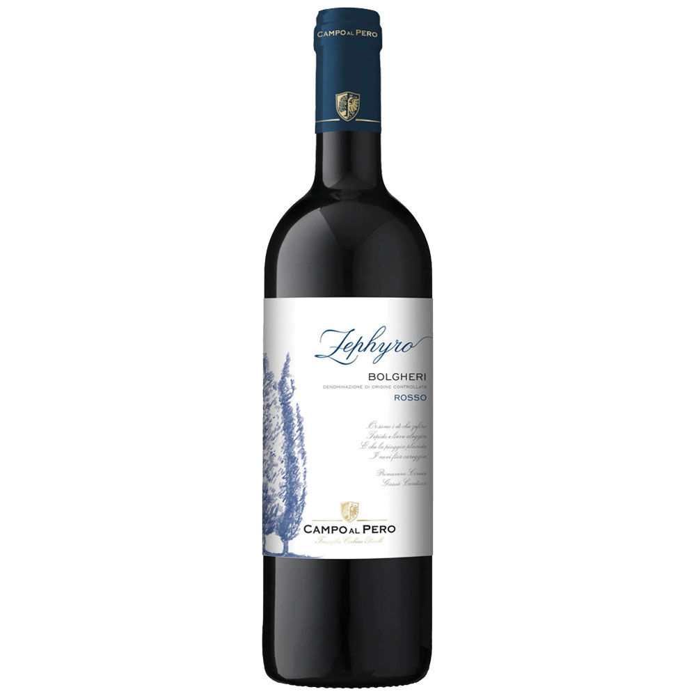 Vino rosso Zephyro Bolgheri DOC Rosso 750 ml - Immagine 01