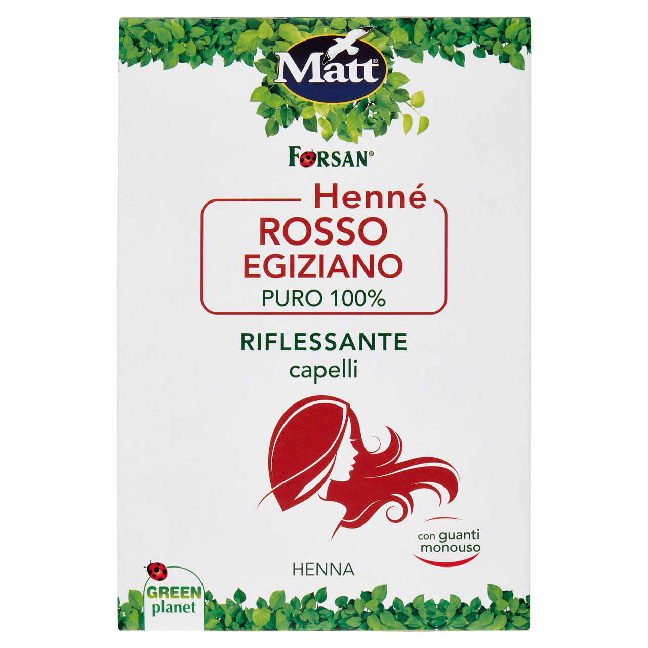 Riflessante per capelli henné rosso egiziano 100 ml - Immagine 01