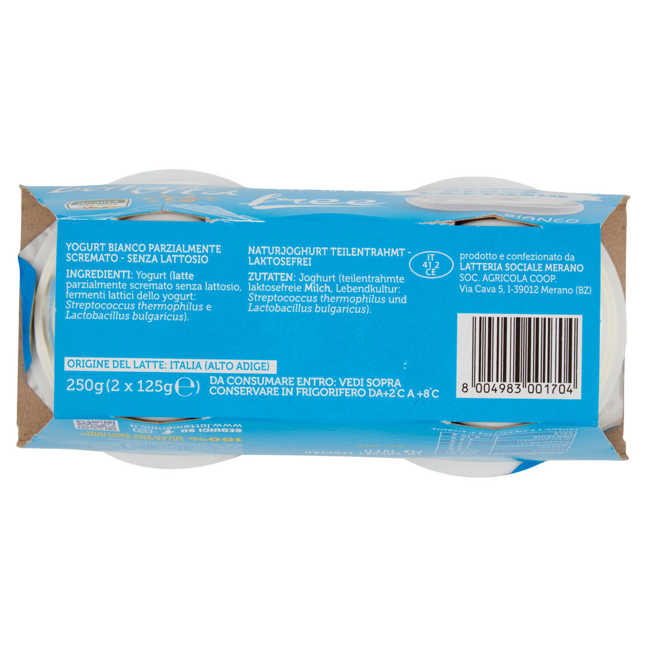 Yogurt leggero bianco senza lattosio 2 pz da 125 gr - Immagine 21
