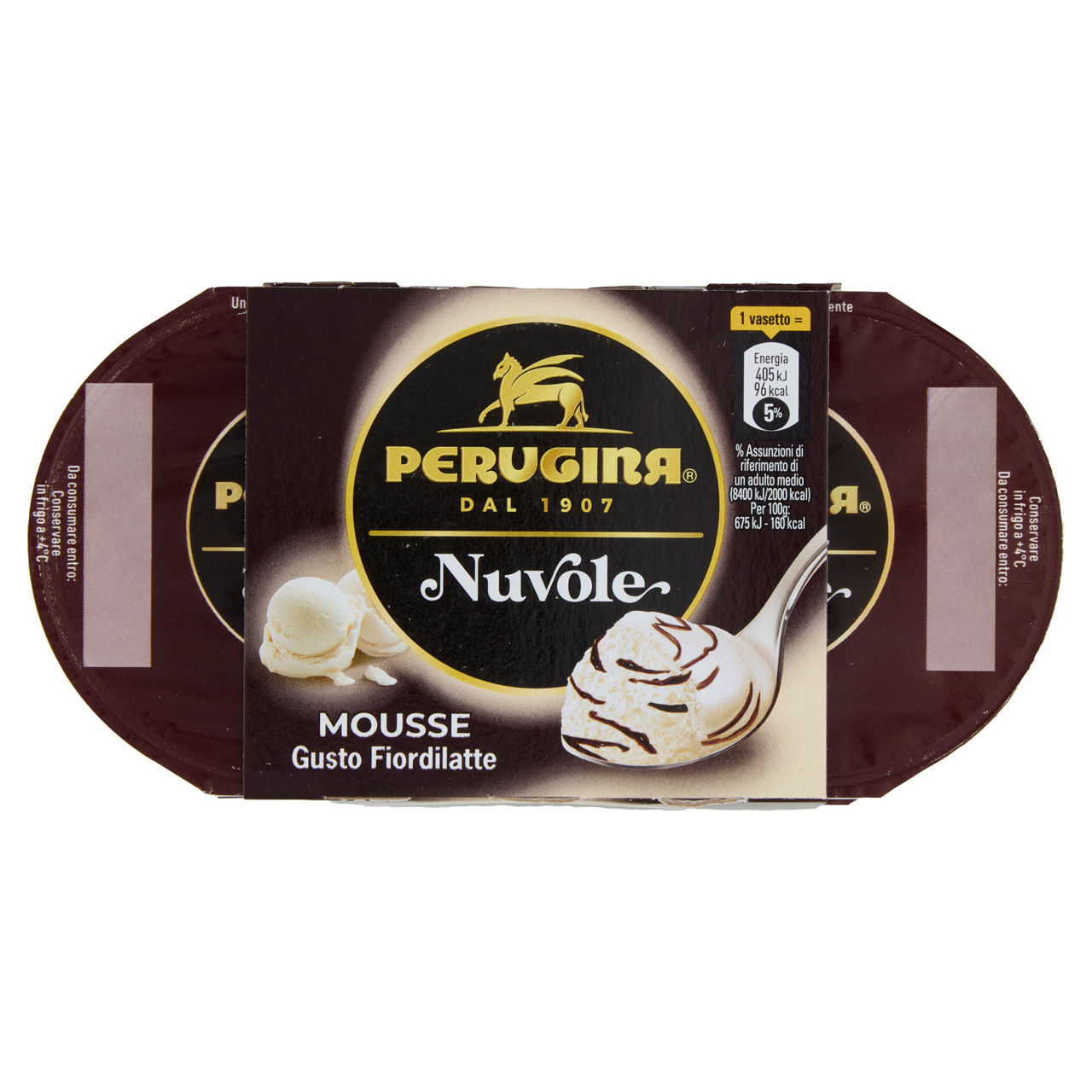 Mousse al cioccolato bianco e salsa al cioccolato fondente 4 pz da 60 gr - Immagine 31