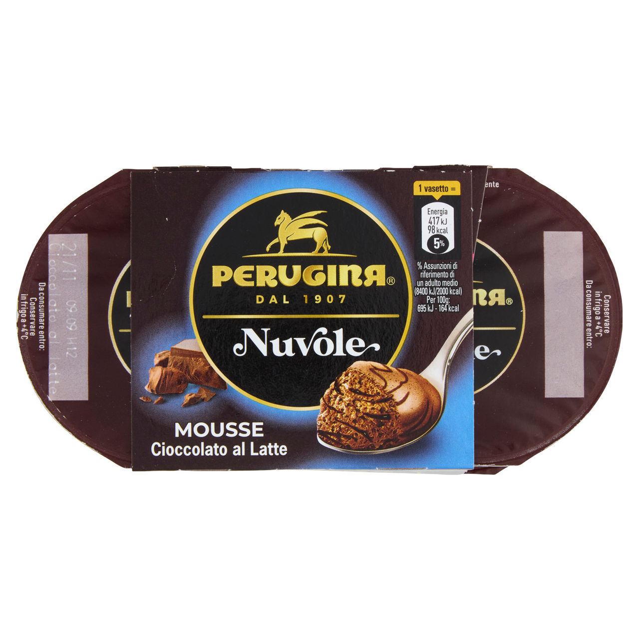 Mousse dessert al cioccolato al latte 4 pz da 60 gr - Immagine 31