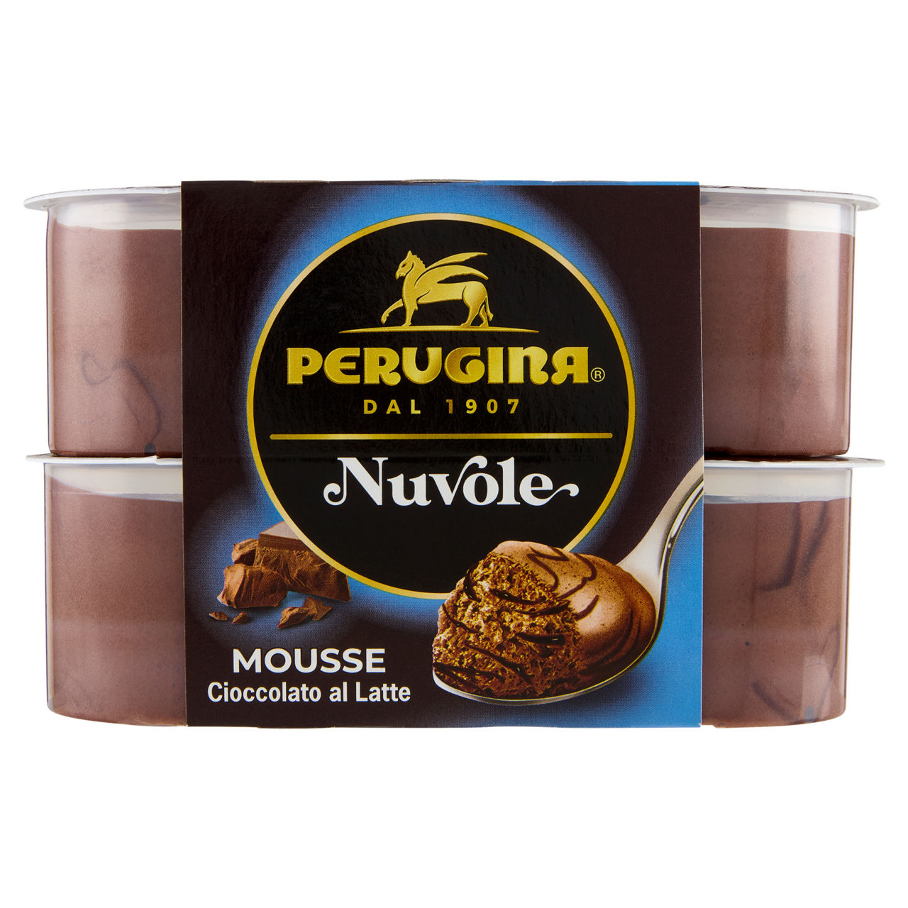 Mousse dessert al cioccolato al latte 4 pz da 60 gr - Immagine 01