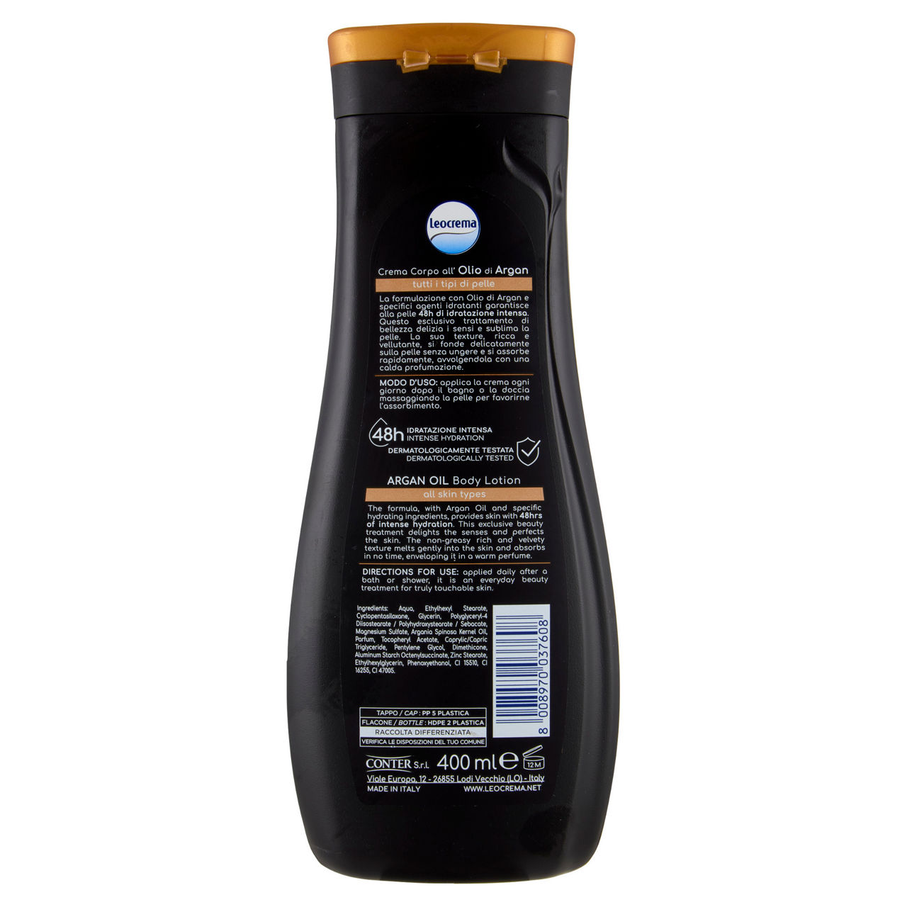 Leocrema fluida  all' olio di argan ml 400 - Immagine 31