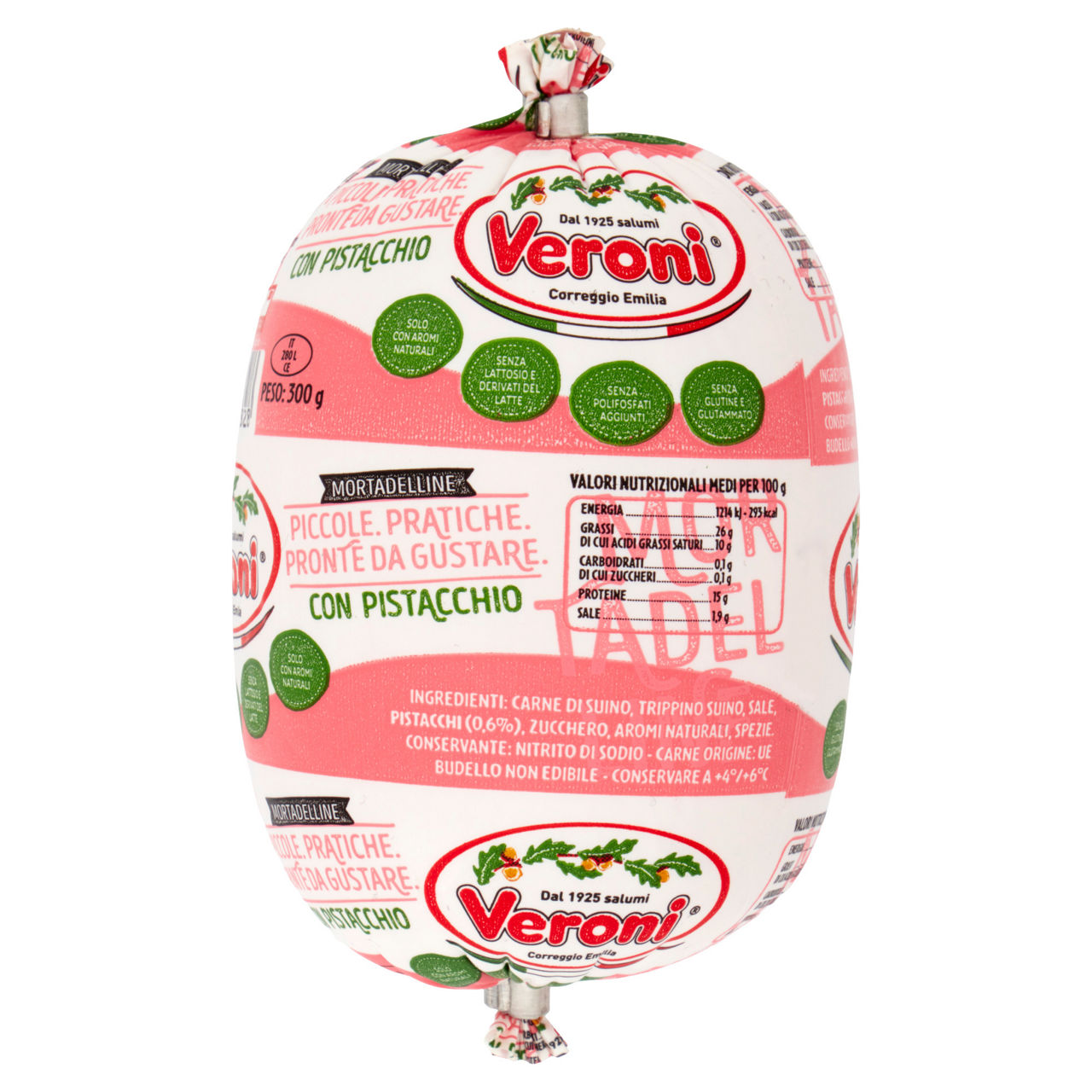 Mortadella con pistacchi 300 gr - Immagine 41