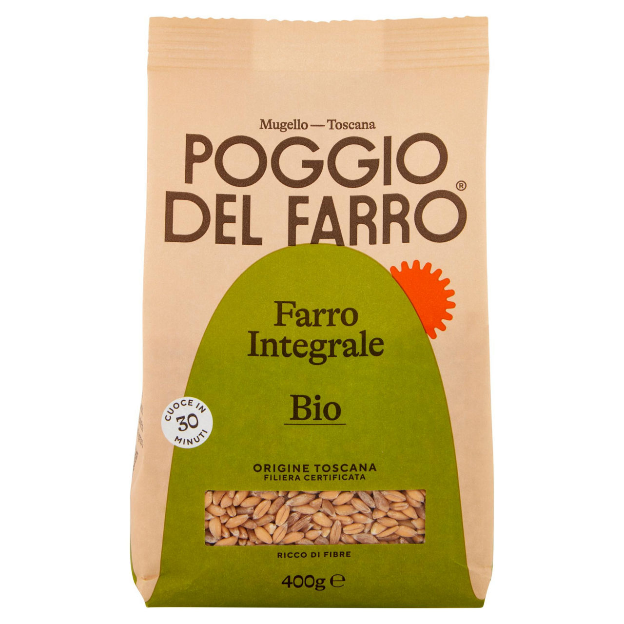 Farro decorticato integrale bio poggio del farro scatola gr.400 - Immagine 11