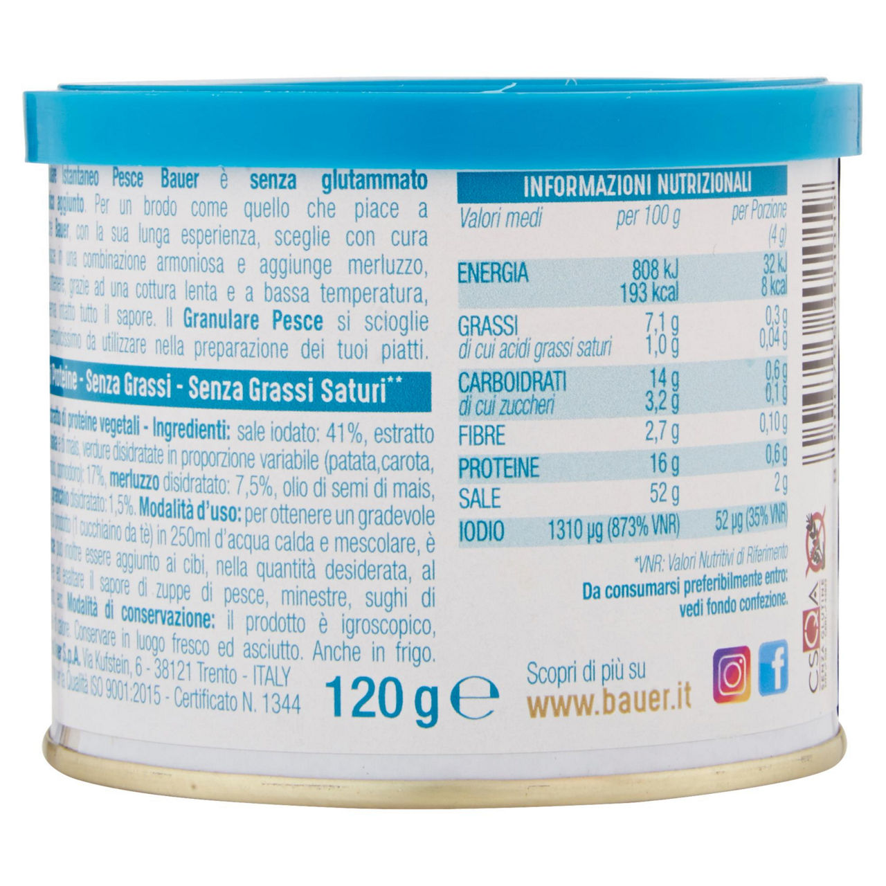 Brodo granulare istantaneo di pesce 120 gr - Immagine 11