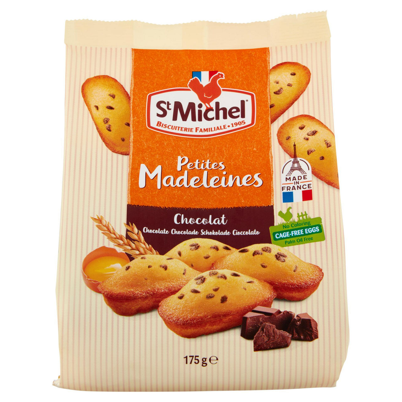 Mini Madeleines con gocce di cioccolato 175 gr - Immagine 01