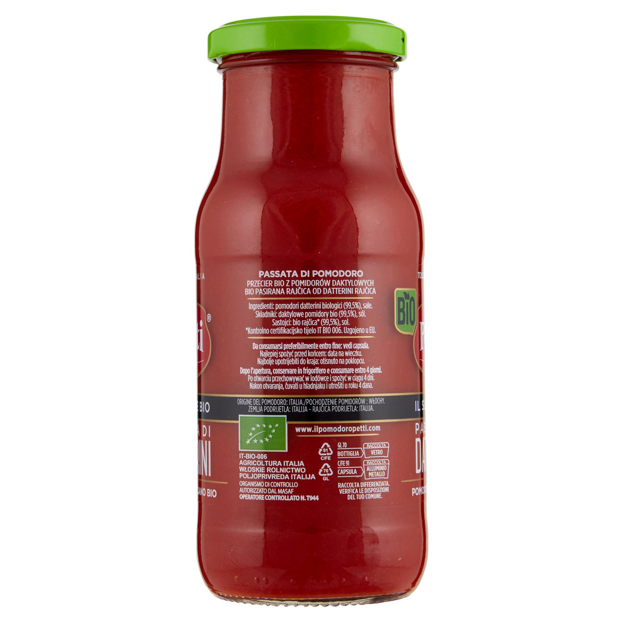 Passata di datterini bio il sublime petti bottiglia gr.350 - Immagine 21