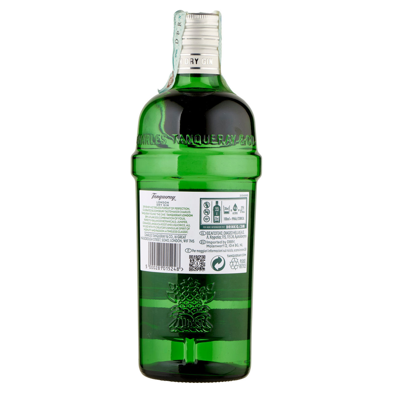 Gin tanqueray london dry 43,1 gradi bottiglia ml 700 - Immagine 11