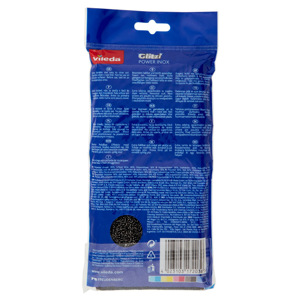Spugna abrasiva power inox 2 pz - Immagine 11