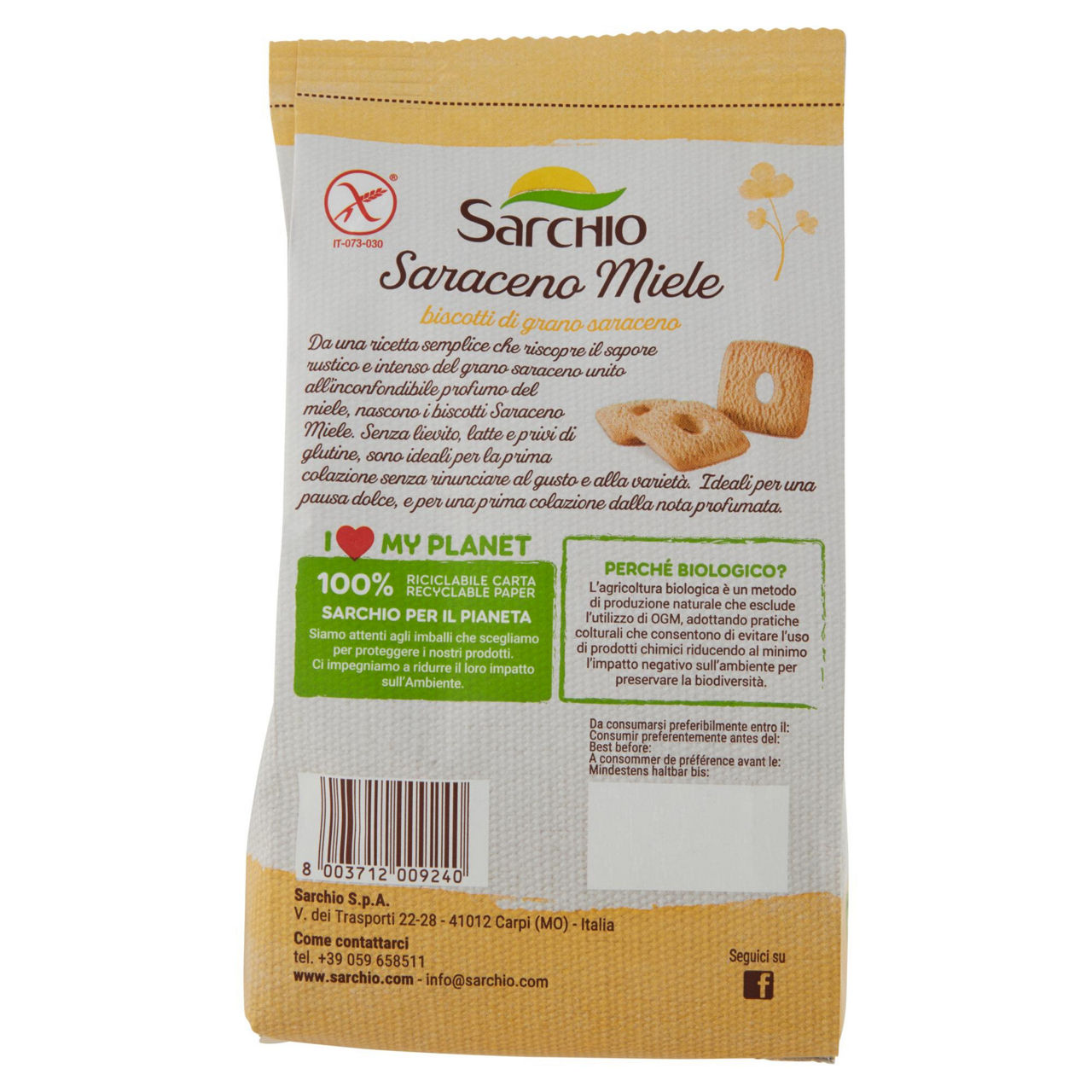 Biscotti di grano saraceno con miele bio 200 gr - Immagine 31
