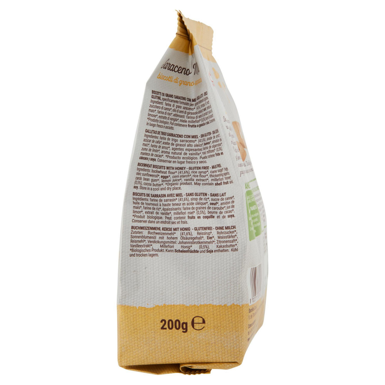 Biscotti di grano saraceno con miele bio 200 gr - Immagine 11