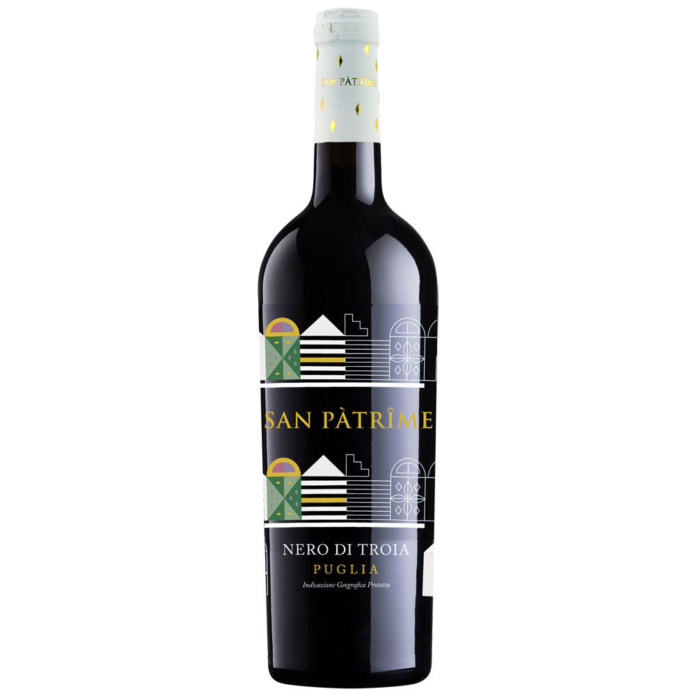 Vino rosso Nero di Troia Puglia IGP 750 ml - Immagine 01