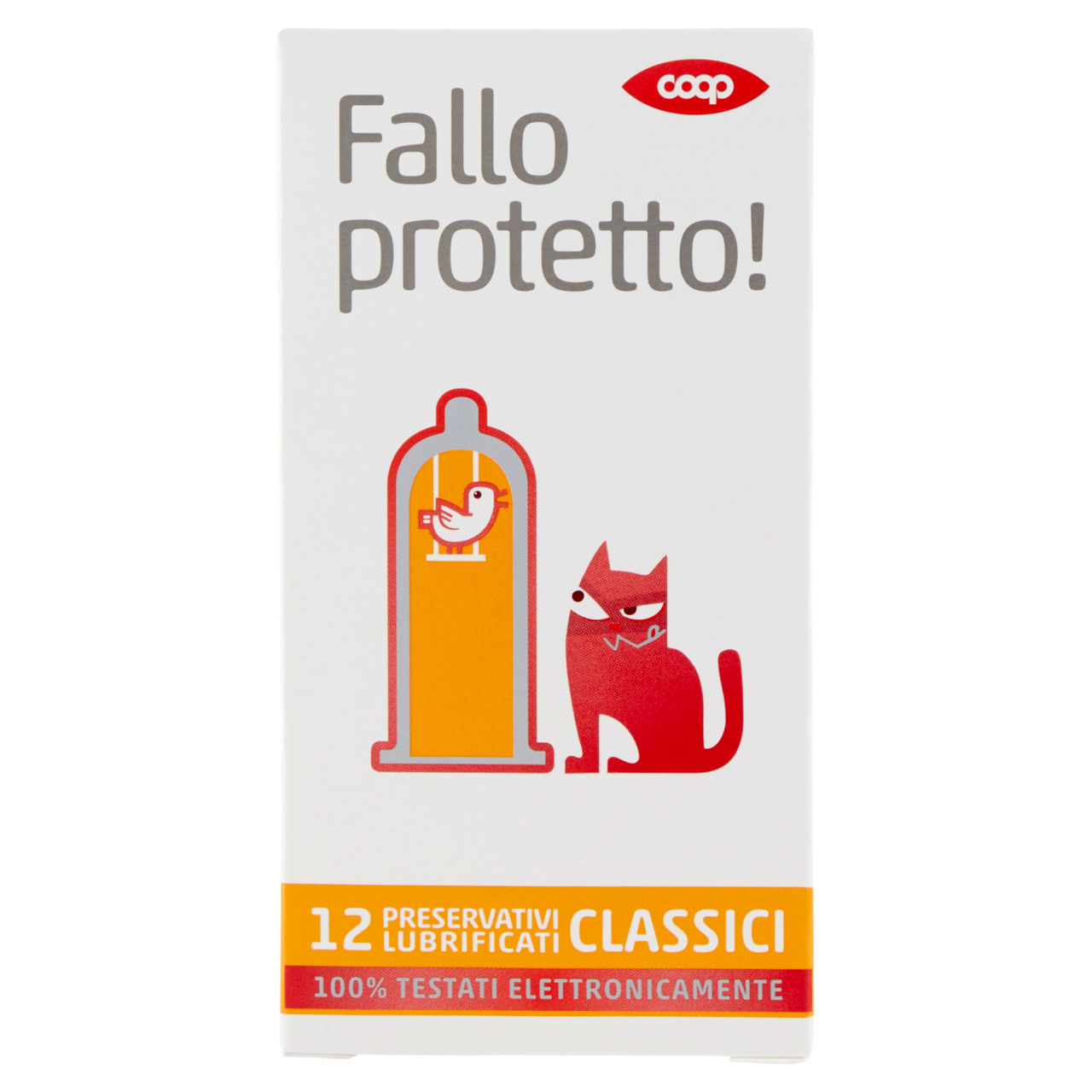 Fallo protetto! preservativi lubrificati classici 12 pz - Immagine 01