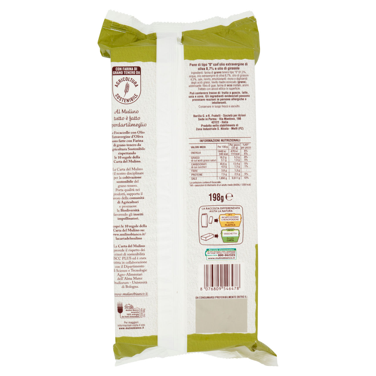 Focaccelle plain mulino bianco barilla sacchetto gr.198 - Immagine 21
