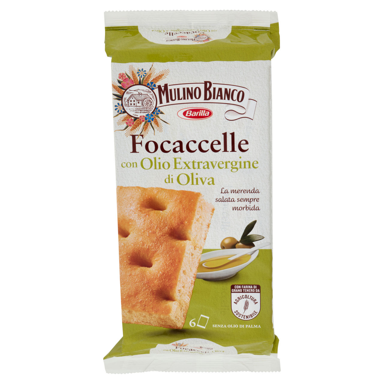Focaccelle plain mulino bianco barilla sacchetto gr.198 - Immagine 01