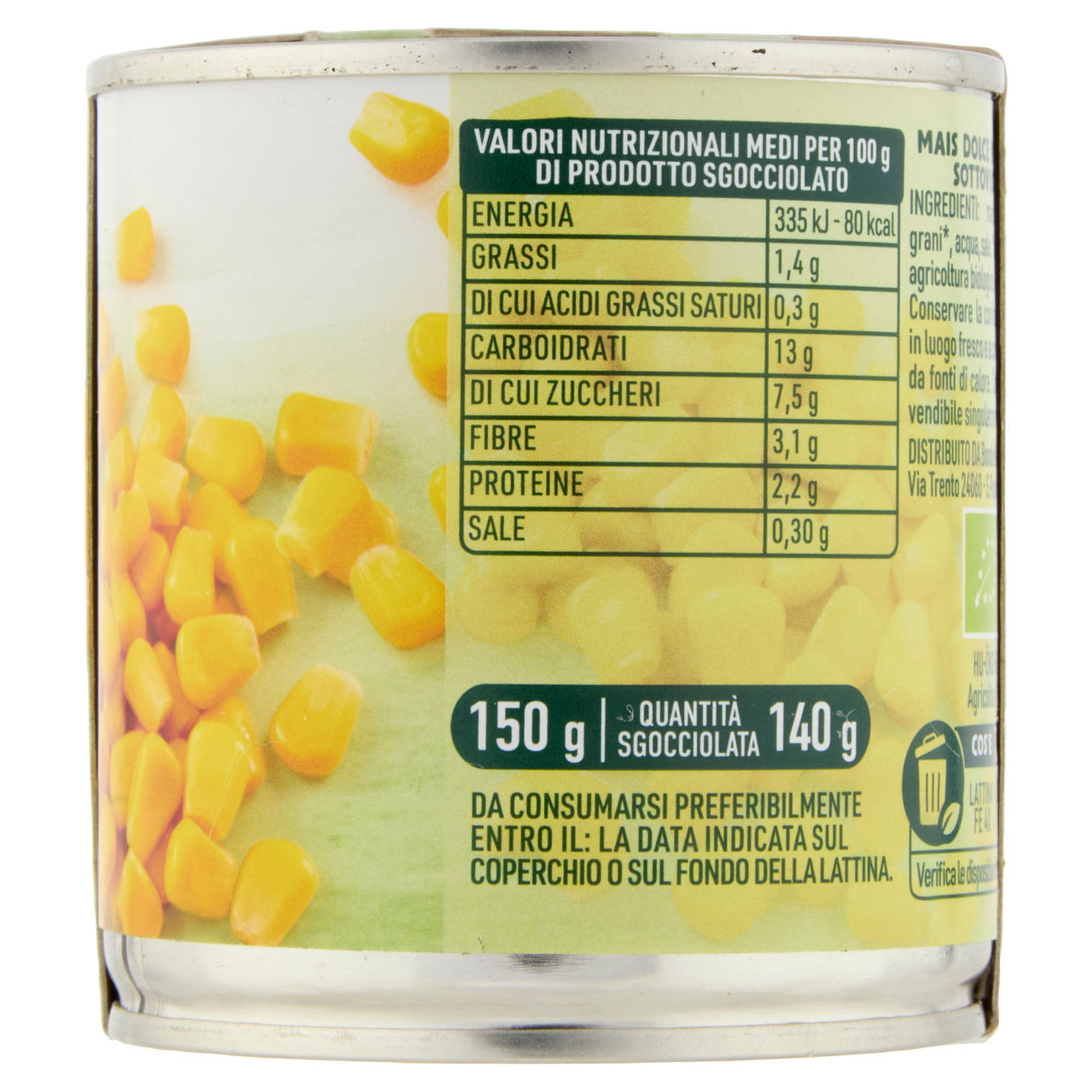 Mais bio cotto al vapore bonduelle bipack g. 140x2 - Immagine 51