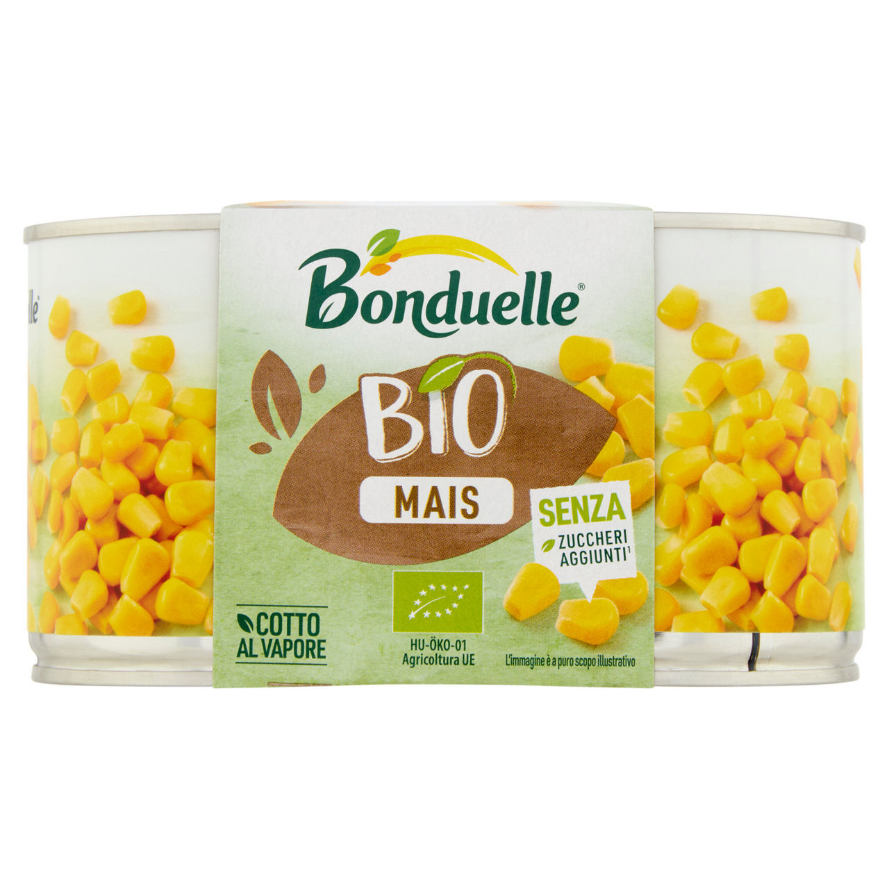Mais bio cotto al vapore bonduelle bipack g. 140x2