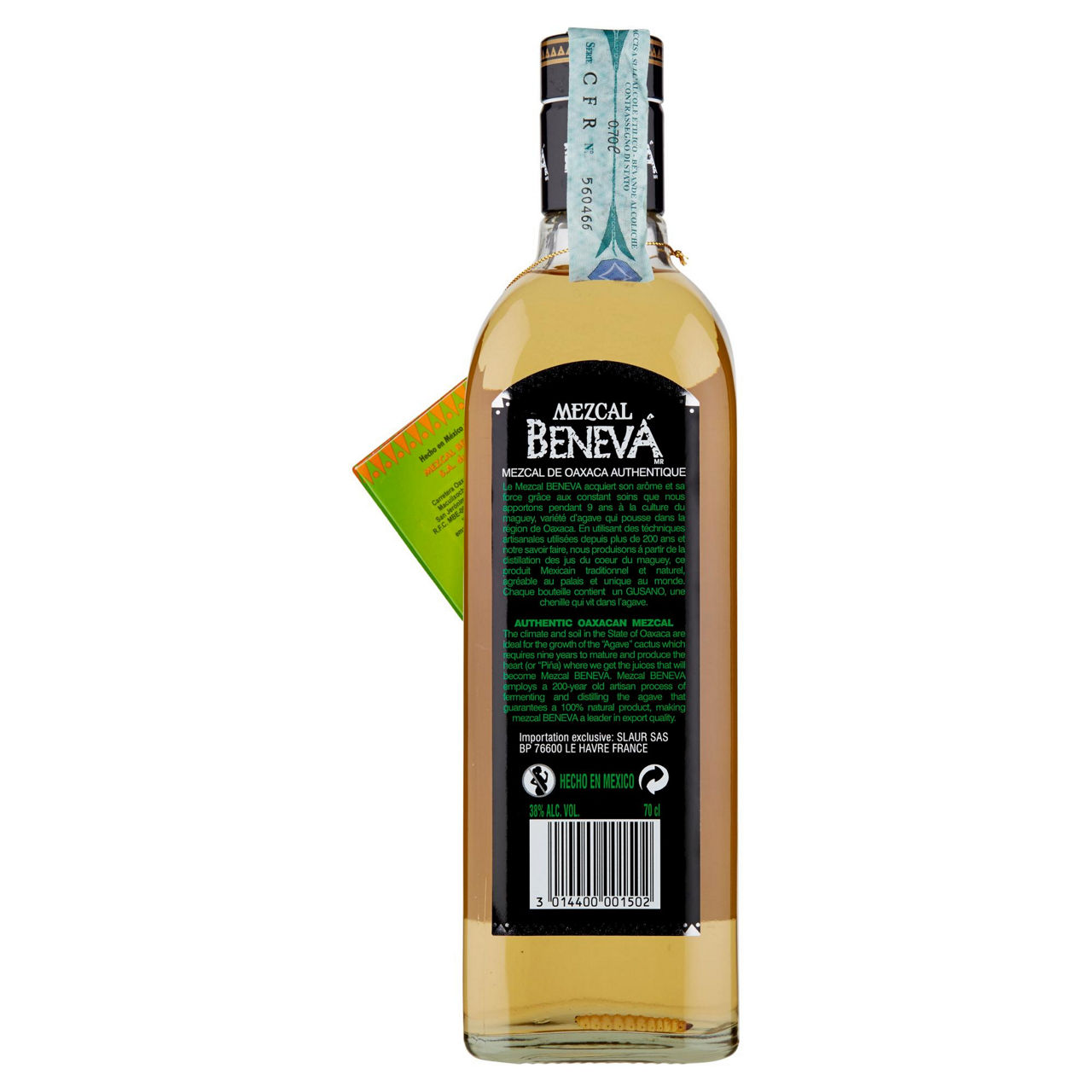 Tequila mezcal beneva 38 gradi bottiglia ml 700 - Immagine 21