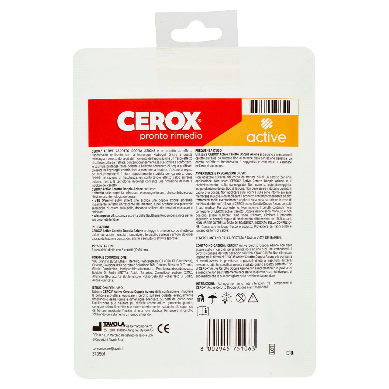 Cerotti cerox active doppia azione pz. 5 - Immagine 21