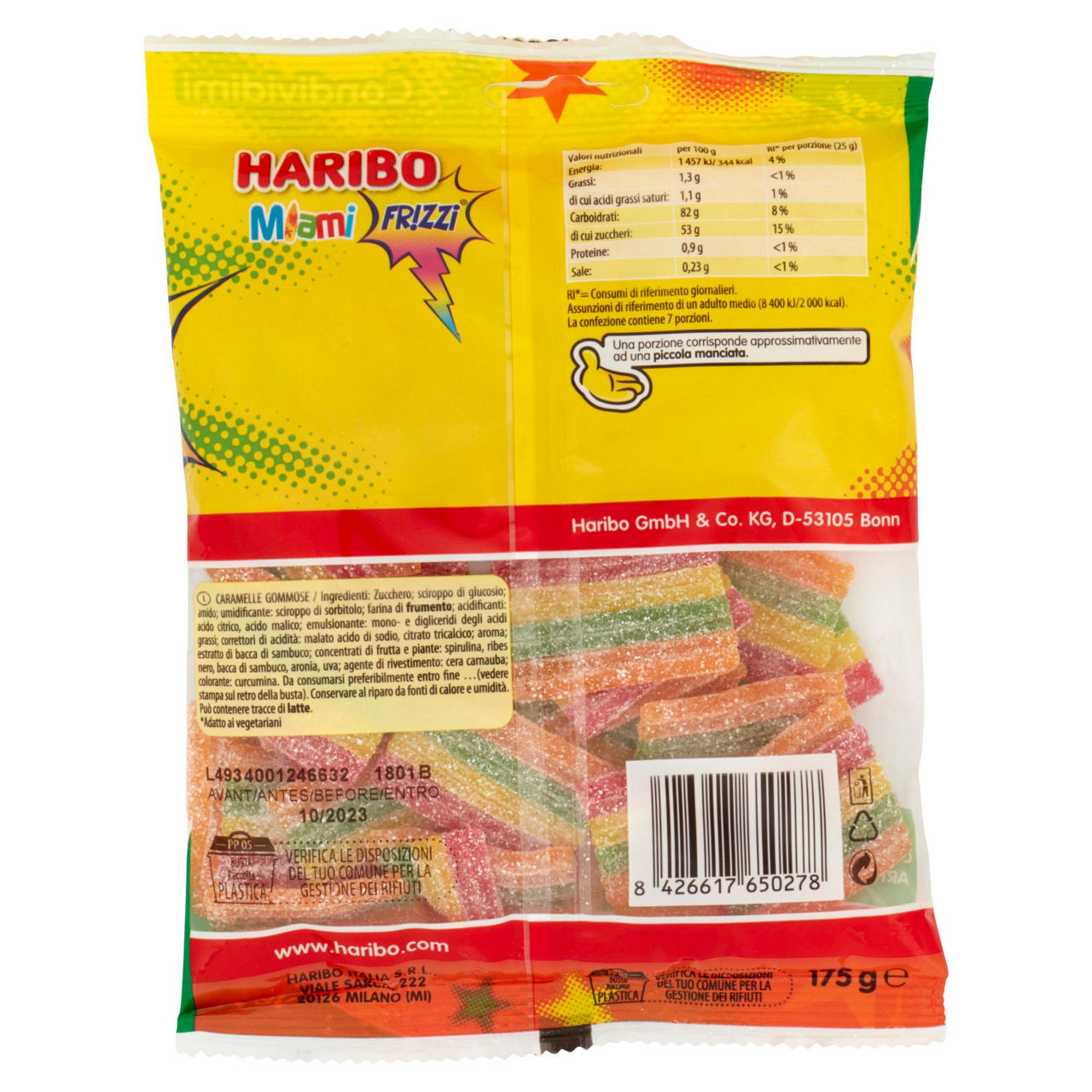 Caramelle gommose Miami Frizzi 175 gr - Immagine 51