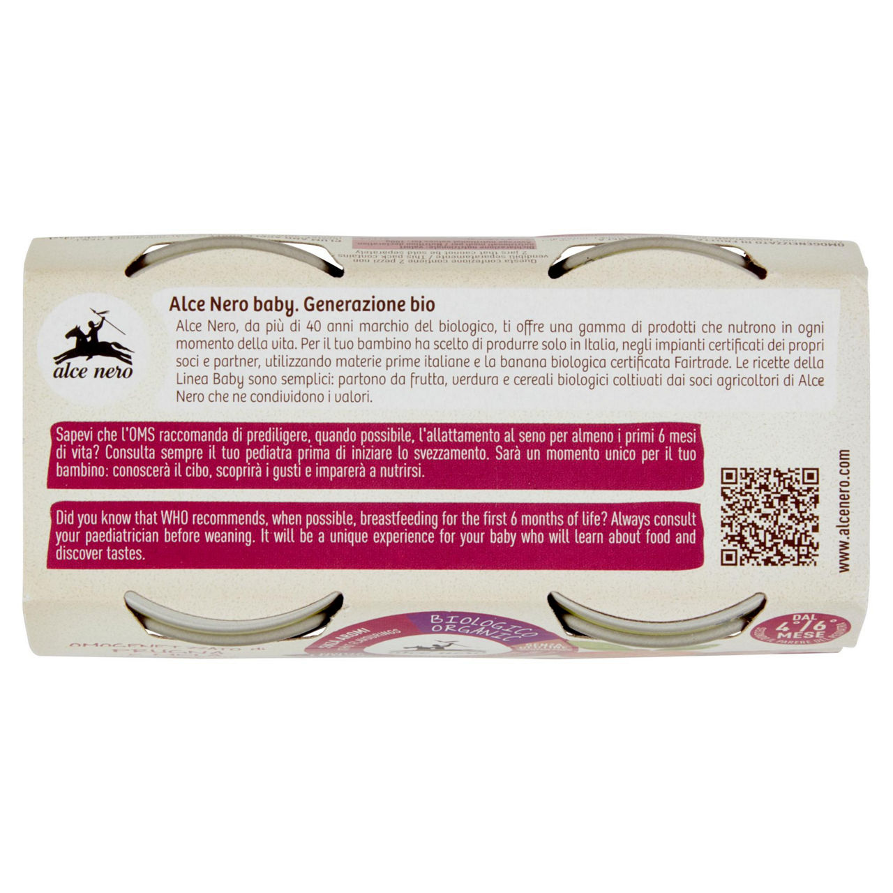 Omogeneizzato di prugna e mela bio 2 pz x 80 gr - Immagine 41