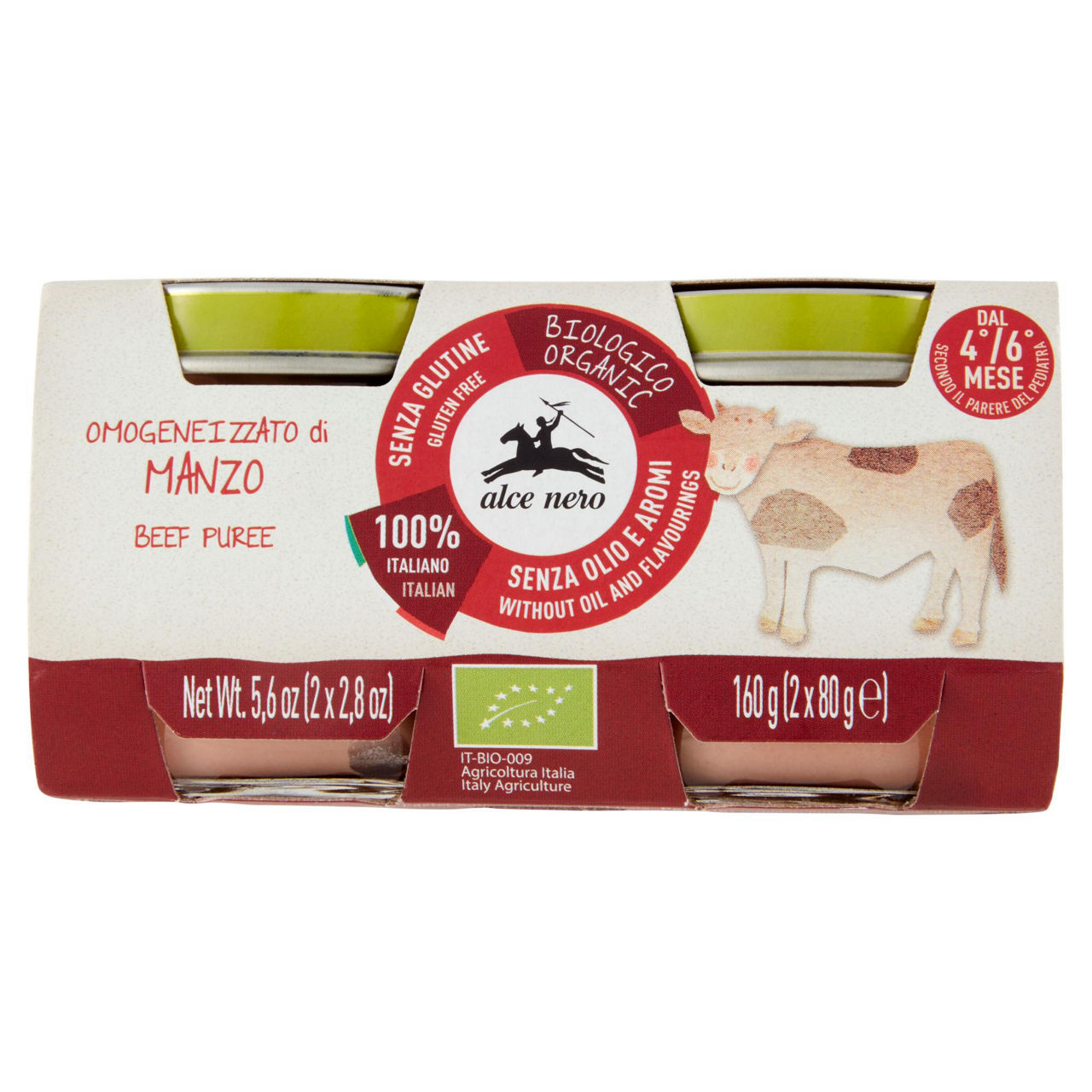 Omogeneizzato di manzo bio 2 pz x 80 gr - Immagine 01