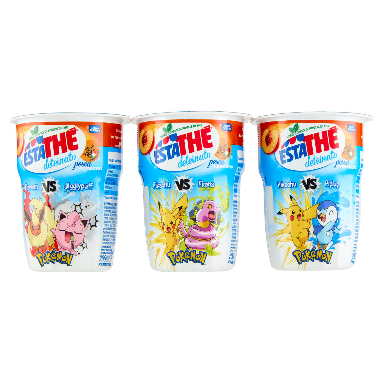 Estath&eacute; deteinato alla pesca 3 pz x 200 ml