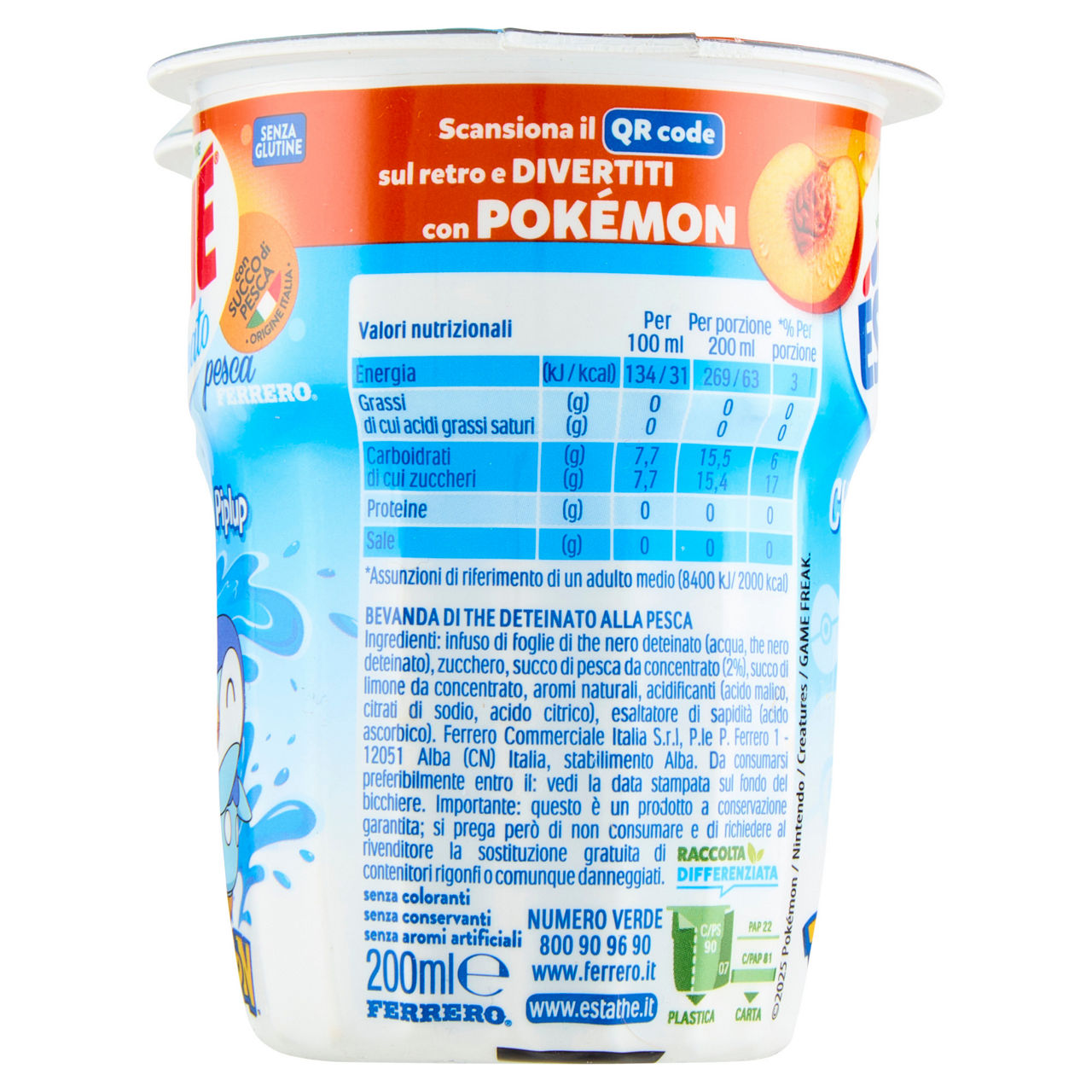 Estath&eacute; deteinato alla pesca 3 pz x 200 ml - Immagine 11