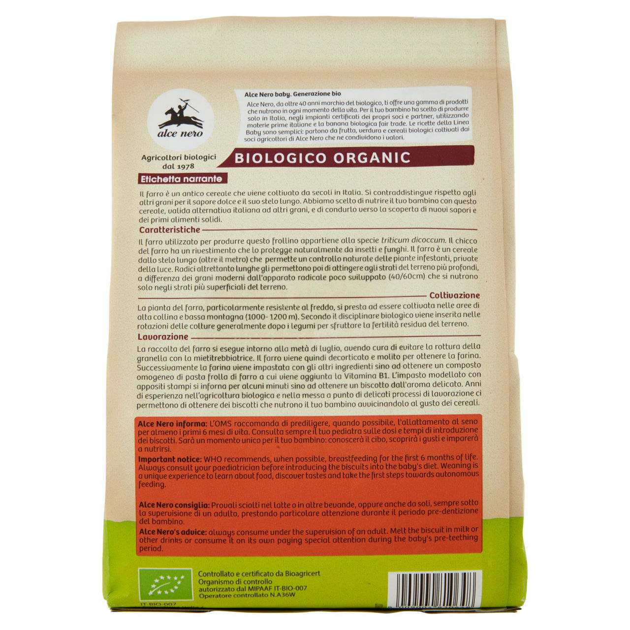 Biscotti di farro bio 250 gr - Immagine 11