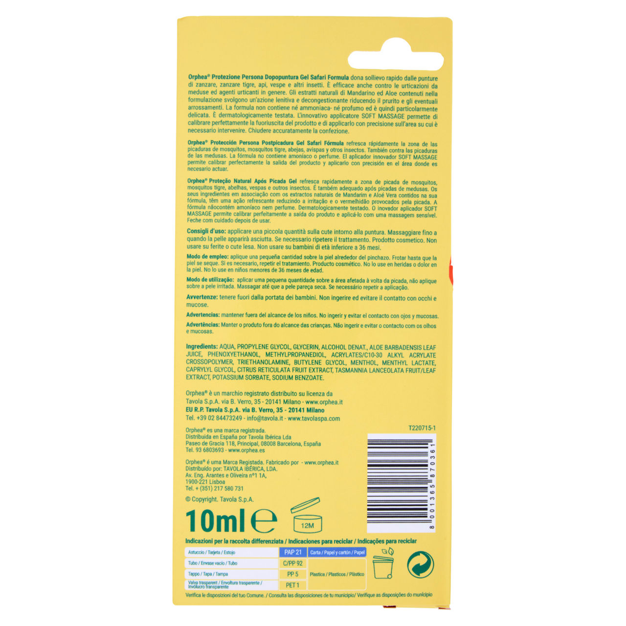 Dopo puntura gel 10 ml - Immagine 51