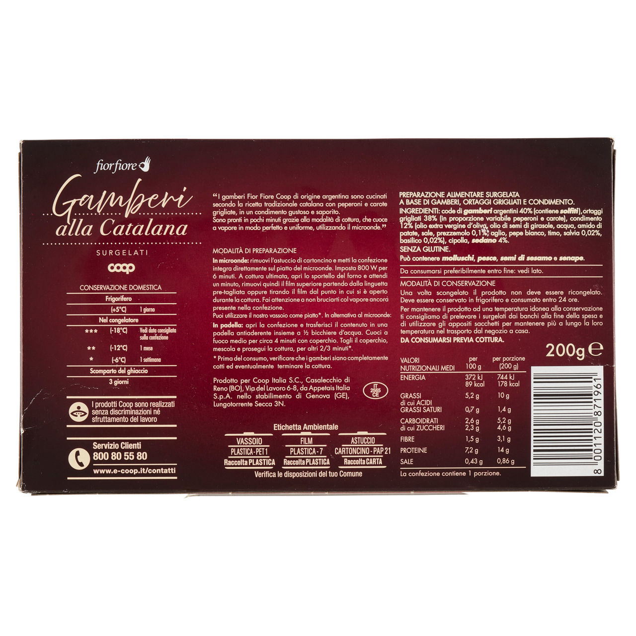 Gamberi alla Catalana surgelati 200 gr - Immagine 41