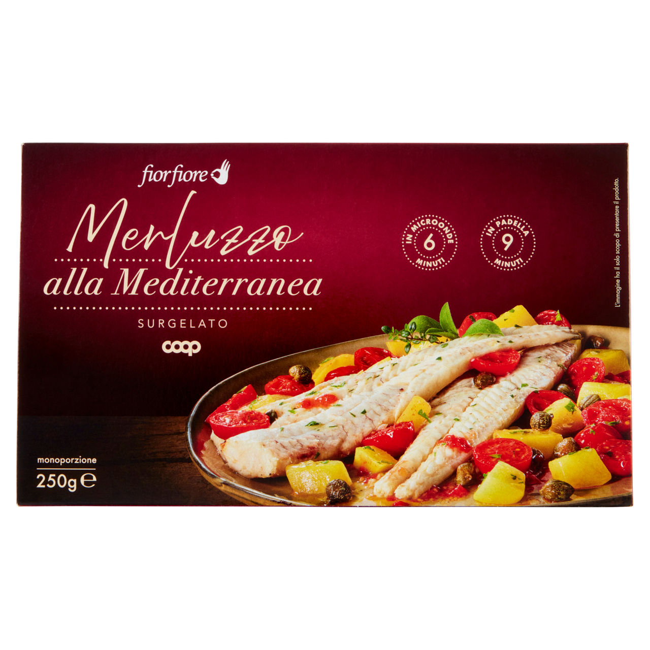 Merluzzo alla Mediterranea surgelato 250 gr - Immagine 01