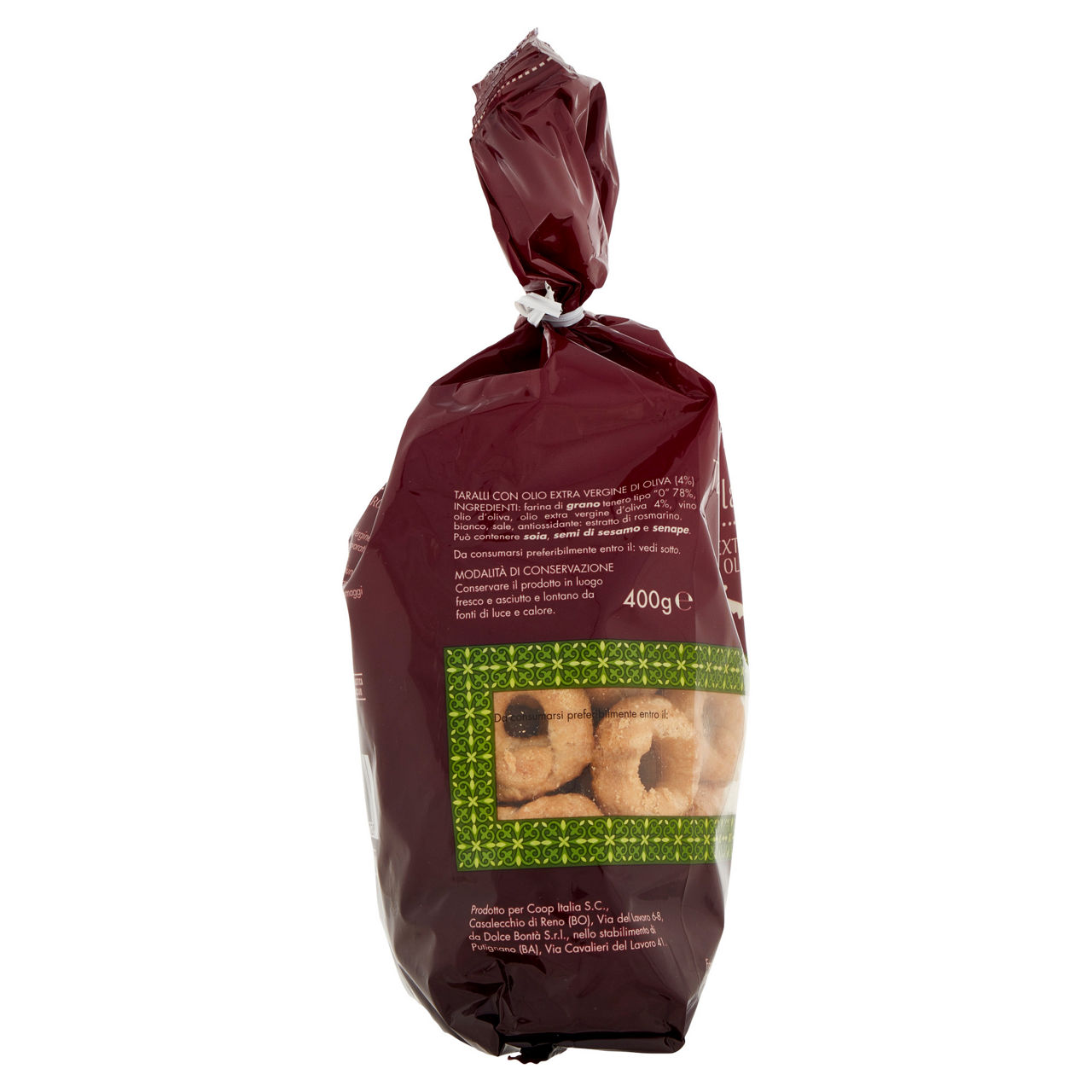 Taralli alla pugliese con olio extra vergine di oliva 400 gr - Immagine 61