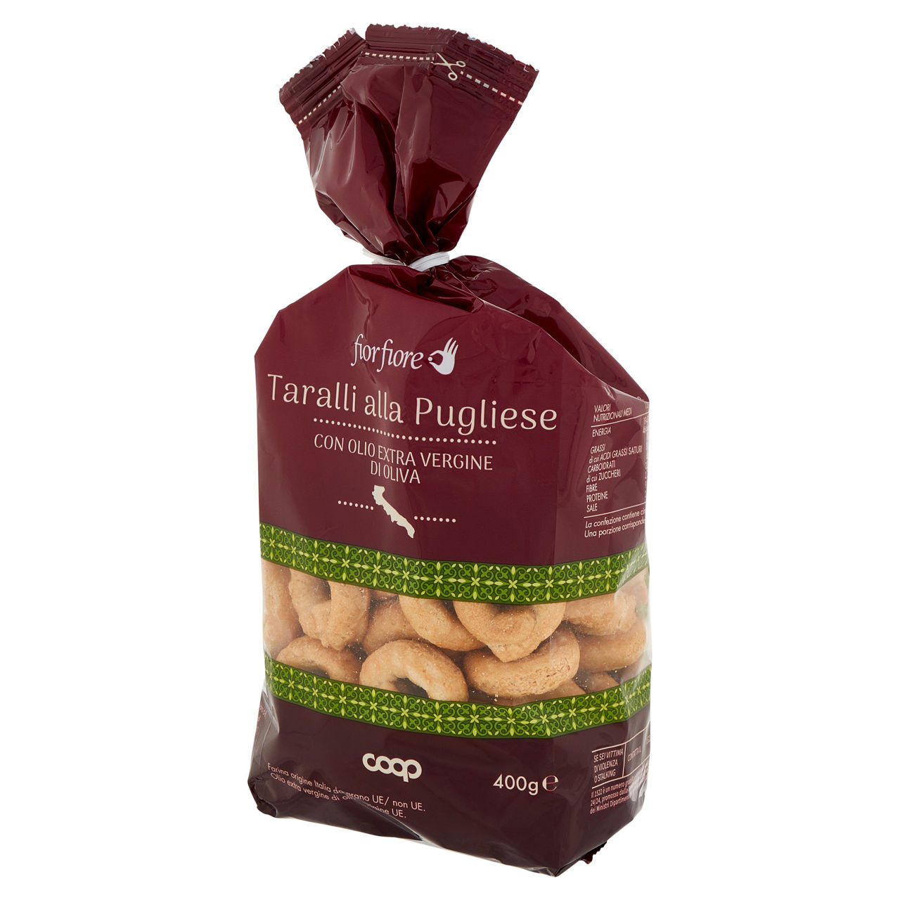 Taralli alla pugliese con olio extra vergine di oliva 400 gr - Immagine 11